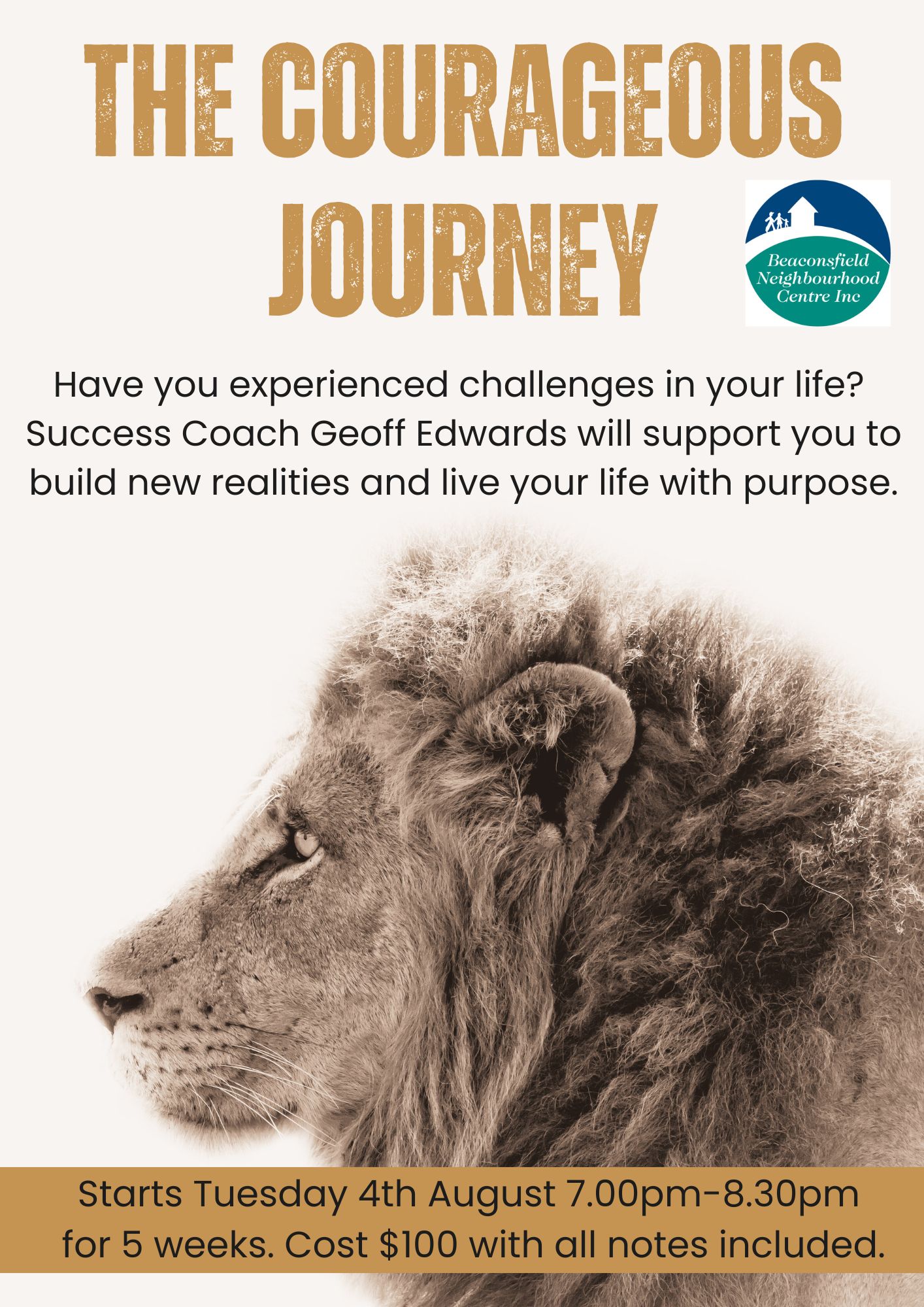 THE COURAGEOUS JOURNEY (A4)